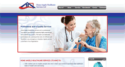 Desktop Screenshot of homeangelscare.com